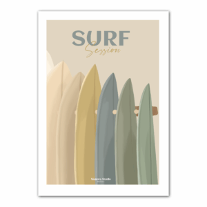 Affiche surf session