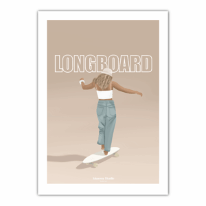 Affiche Longboard