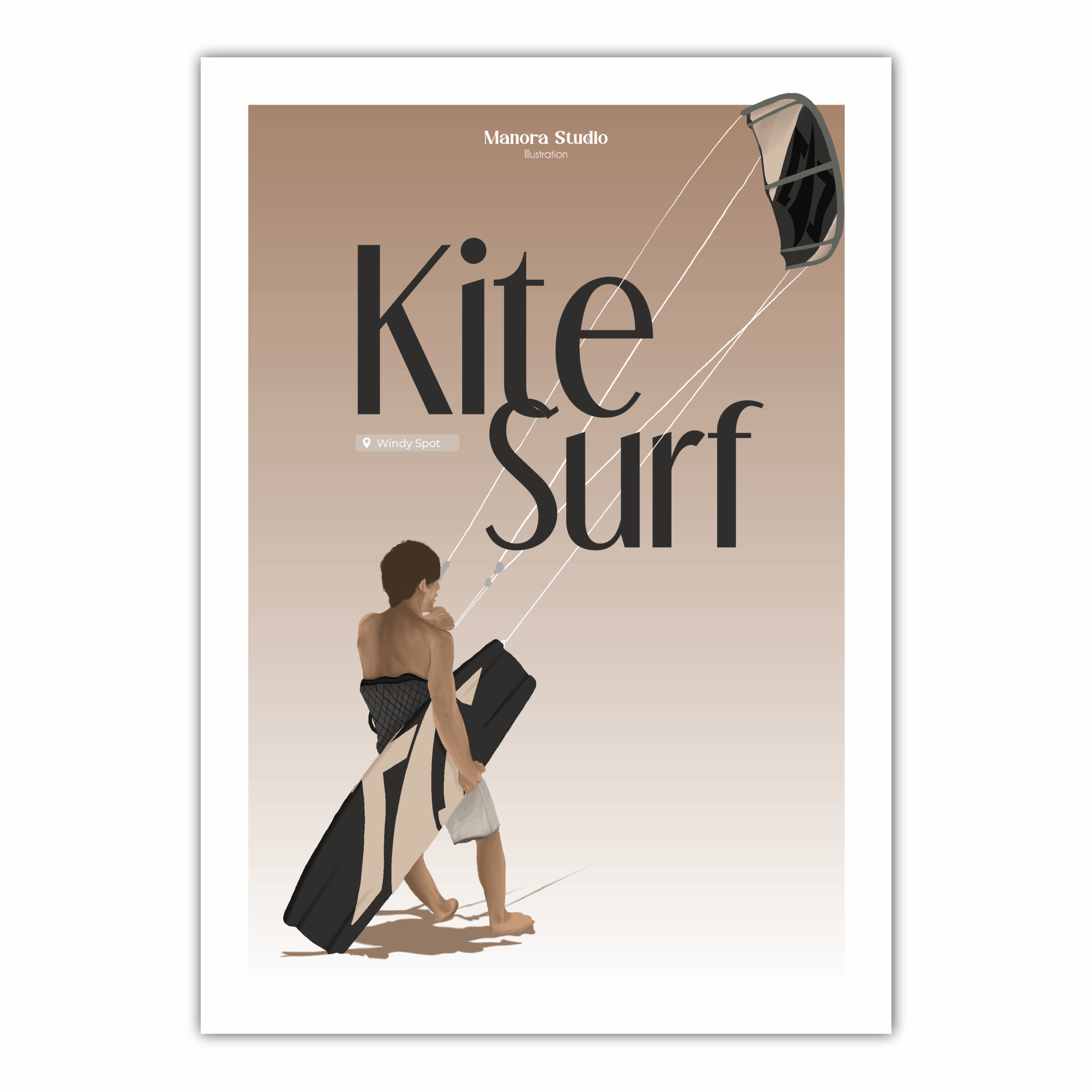 AfficheKite surf (Homme)