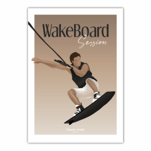 Affiche Wakeboard