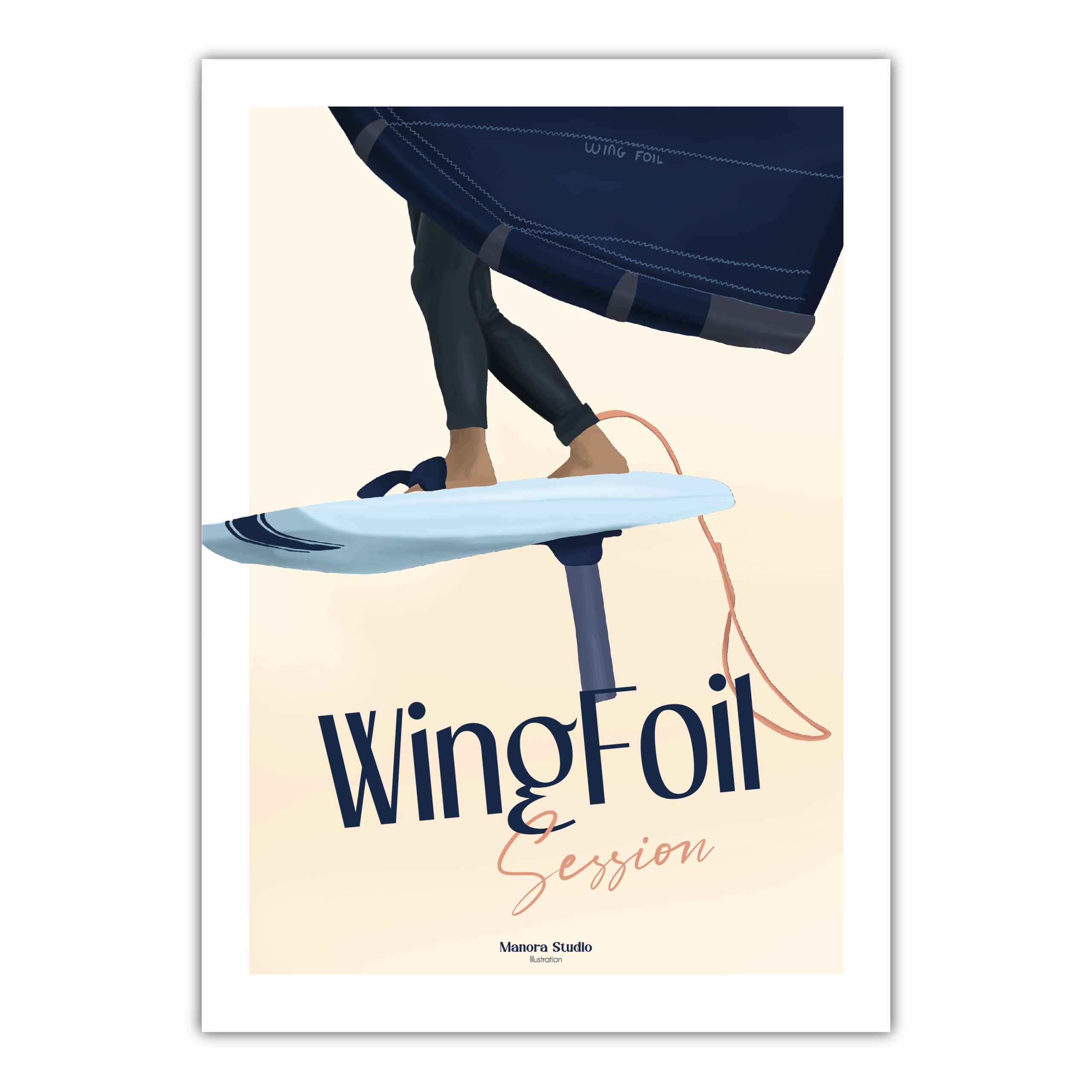 Affiche Wing foil session